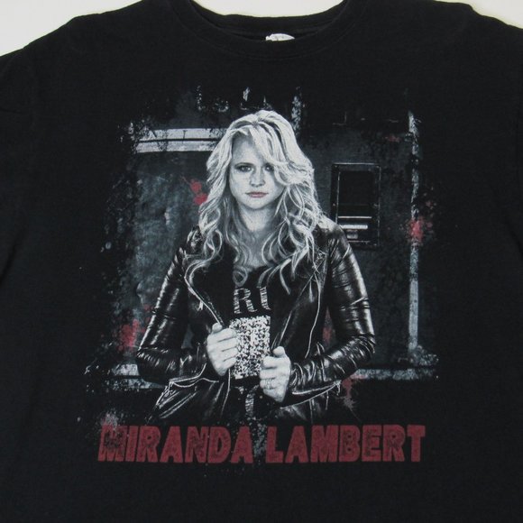 Miranda Lambert Locked & Reloaded Tour Vintage Y2K 2000s Country Music T Shirt - Picture 2 of 6